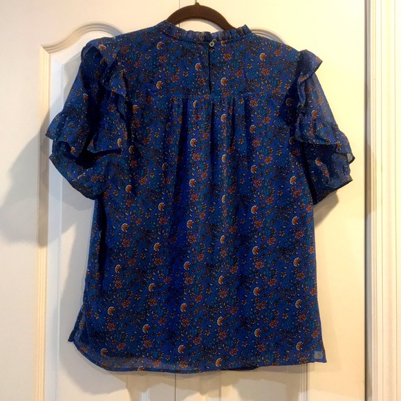 Loft Ruffle Sleeve Blouse - Picture 4 of 4